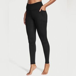 victoria secret black leggings high waisted